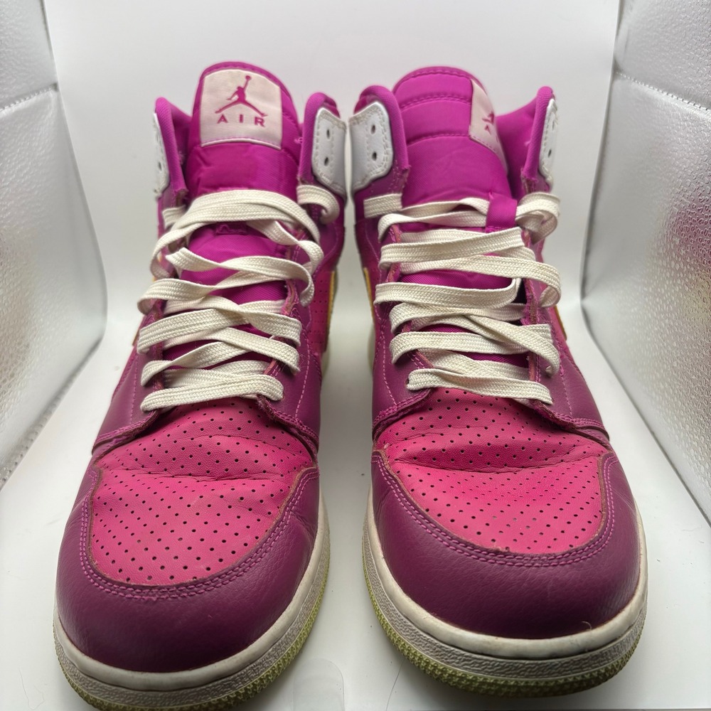 Jordan 1 Retro High Pink White Womens Basketball Shoes Sneakers 332148-609